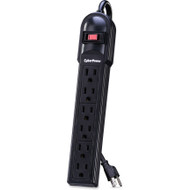CyberPower_CSB606_Essential_6-Outlets_Surge_Suppressor_with_900_Joules_and_6FT_Cord_-_6_x_NEMA_5-15R_-_900_J_-_125_V_AC_Input_CSB606
