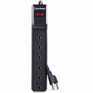 CyberPower_CSB6012_Essential_6-Outlets_Surge_Suppressor_with_1200_Joules_and_12FT_Cord_-_Plain_Brown_Boxes_-_6_x_NEMA_5-15R_-_1200_J_-_CSB6012