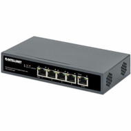 Intellinet PoE-Powered 5-Port Gigabit Switch With PoE Passthrough - 5 Ports - Gigabit Ethernet - 101001000Base-T - 2 Layer Supported 561808