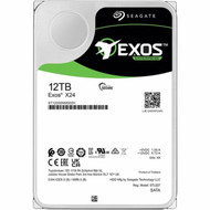 Seagate Exos X24 ST12000NM002H 12 TB Hard Drive - 35 Internal - SATA SATA600 - Conventional Magnetic Recording CMR Method - - - ST12000NM002H