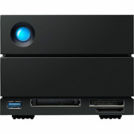 LaCie 2big Dock DAS Storage System - 48 TB Installed HDD Capacity - RAID Supported - 2 x Total Bays - 2 x 35 Bay STLG48000400