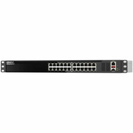 QNAP QSW-M3224-24T Layer 3 Switch - 24 Ports - Manageable - Gigabit Ethernet 25 Gigabit Ethernet 5 Gigabit Ethernet 10 Gigabit - - QSW-M3224-24T-US