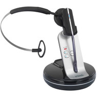 VTech VH6210 Headset - Mono - Wireless - DECT - 500 ft - Behind-the-neck, Over-the-head - Monaural - Supra-aural - Black/Silver (Fleet Network)