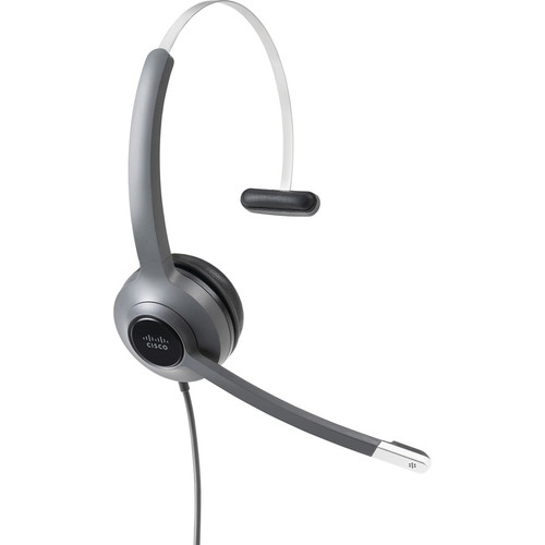 Cisco 521 Headset - Mono - Mini-phone (3.5mm) - Wired - 90 Ohm - 50 Hz to 18 kHz - Over-the-head - Monaural - Supra-aural - Electret, (CP-HS-W-521-USBC)