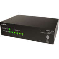 Luxul 5 Port Gb Multi-Mount Switch w/ PD Power - 5 Ports - 2 Layer Supported - 5.80 W Power Consumption - 15 W PoE Budget - Twisted - (Fleet Network)