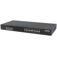 Intellinet 16-Port Gigabit Ethernet PoE+ Switch - 16 Ports - Gigabit Ethernet - 1000Base-T - 2 Layer Supported - 260 W Power - 220 W - (Fleet Network)