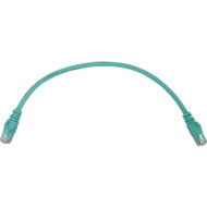Tripp Lite by Eaton N261-001-AQ Cat.6a UTP Network Cable - 1 ft (0.30 m) Category 6a Network Cable for Network Device, Switch, Patch - (Fleet Network)