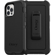 OtterBox Defender Rugged Carrying Case (Holster) Apple iPhone 12 Pro, iPhone 12 Smartphone - Black - Dirt Resistant, Bump Resistant, - (Fleet Network)