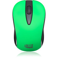 Adesso iMouse S70G - Wireless Optical Neon Mouse - Optical - Wireless - Radio Frequency - 2.40 GHz - Neon Green - USB - 1000 dpi - - 3 (Fleet Network)