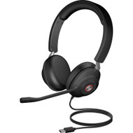 Cyber Acoustics Essential USB Computer Headset - Stereo - USB Type A - Wired - 20 Hz to 20 kHz - Over-the-head - Binaural - Ear-cup - (Fleet Network)