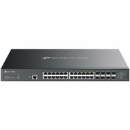 TP-Link Omada 32-Port 10GE L2+ Managed Switch with 24-Port PoE++ - 24 Ports - Manageable - Fast Ethernet, Gigabit Ethernet, 2.5 5 10 - (Fleet Network)