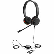 Jabra Evolve 20SE - USB-C/A, UC Stereo - Microsoft Teams Certification - Stereo - USB Type C, USB Type A - Wired - 32 Ohm - 150 Hz to (Fleet Network)