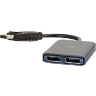 C2G DisplayPort to DisplayPort Display Splitter - Dual Monitor Adapter - 3840 × 2160 - DisplayPort (Fleet Network)