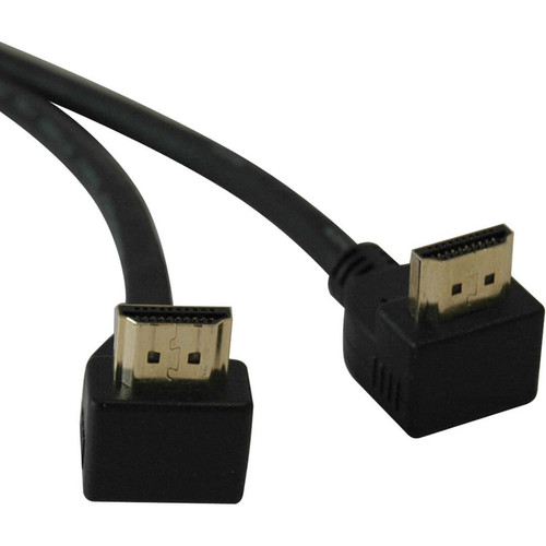 Tripp Lite 6ft High Speed HDMI Cable Digital Video with Audio 2 Right Angle Connectors 4K x 2K M/M 6' - 6 ft (1.83 m) HDMI A/V Cable - (P568-006-RA2)