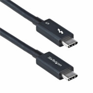 StarTech.com 1.5ft (50cm) Thunderbolt 5 Cable, 80Gbps/120Gbps, 240W PD, 8K 60Hz, Certified Thunderbolt Cable, Compatible w/TB4/USB-C - (Fleet Network)