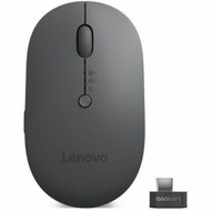 Lenovo X9 Edition Mouse - Blue Optical - Cable/Wireless - Bluetooth/Radio Frequency - 2.40 GHz - Rechargeable - Thunder Gray - USB C - (Fleet Network)