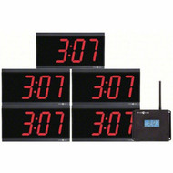 Pyramid Clocks in a Box Digital Bundle - Digital - Black Case - Acrylonitrile Butadiene Styrene (ABS) (Fleet Network)