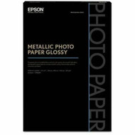 Epson Metallic Photo Paper Glossy - 13" (330.20 mm) x 19" (482.60 mm) - Metallic, Glossy - 25 Sheets (Fleet Network)