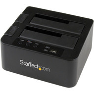 StarTech.com Dual Bay USB 3.0/ eSATA Hard Drive Duplicator Dock for 2.5" & 3.5" SATA SSD HDD with UASP (6Gbps) - Standalone Docking - (SDOCK2U33RE) SDOCK2U33RE Drive Cabinets physical StarTech.com Fleet Network Canada