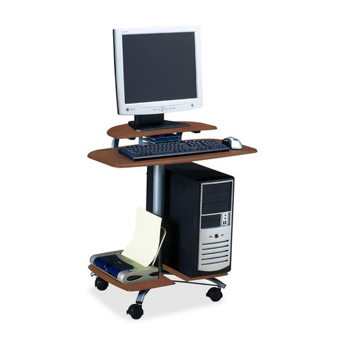 Mayline Mobile PC Workstation - Rectangle Top - 29" (736.60 mm) Height x 27" (685.80 mm) Width x 22.5" (571.50 mm) Depth - Assembly - (948MEC)