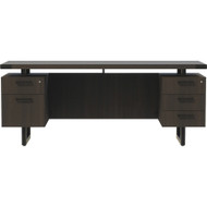 Mayline 72"x20" Mirella Free Standing Credenza - 5-Drawer - 5 x Box, File Drawer(s) - Double Pedestal - Material: Laminate, - Finish: (Fleet Network)