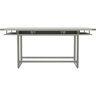 Mayline 8' Mirella Standing-Height Conference - Finish: White Ash (Fleet Network)