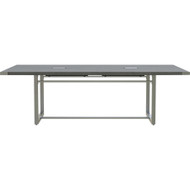 Mayline Mirella 16' Sitting-Height Conference Tables - Finish: Stone Gray (Fleet Network)