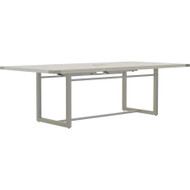 Mayline Mirella 16' Sitting-Height Conference Tables - Finish: White Ash (Fleet Network)