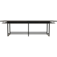 Mayline 12' Mirella Standing-Height Conference Table - Finish: Southern Tobacco (Fleet Network)