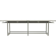 Mayline 12' Mirella Standing-Height Conference Table - Finish: White Ash (Fleet Network)
