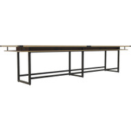 Mayline 16' Standing-Height Conference Table - Finish: Sand Dune (Fleet Network)