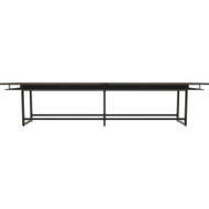 Mayline 16' Standing-Height Conference Table - Finish: Southern Tobacco (Fleet Network)