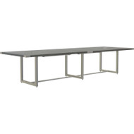 Mayline Mirella 12' Sitting-Height Conference Tables - Finish: Stone Gray (Fleet Network)