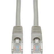 AddOn 1ft Gray CAT 6 PVC Ethernet Cable Snagless Bubble Boot RJ-45 M/M - 1 ft (0.30 m) Category 6 Network Cable for Network Device, - (Fleet Network)