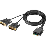 Belkin Modular DVI Dual Head Console Cable 6ft / 1.8m - 6 ft (1.83 m) DVI/Modular KVM Cable for KVM Console, KVM Switch, Computer, - 2 (Fleet Network)