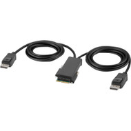 Belkin Modular DP Dual-Head Console Cable 6 ft. - 6 ft (1.83 m) DisplayPort/Modular/USB KVM Cable for KVM Console, KVM Switch, Mouse - (Fleet Network)