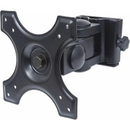 Manhattan TV & Monitor Mount, Wall, Tilt and Swivel, 1 screen, Screen Sizes: 13-27" , Black, VESA 75x75 to 100x100mm, 12kg, Swivel 2 - (Fleet Network)