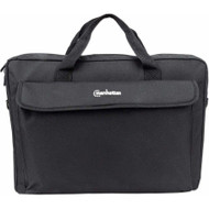 Manhattan London 439909 Carrying Case (Briefcase) for 17.3" (439.42 mm) Notebook, Accessories - Black - Wear Resistant, Water Shoulder (Fleet Network)