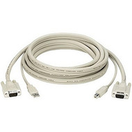 Black Box ServSwitch USB to CPU/Server Cable - 16 ft USB KVM Cable - First End: 1 x 15-pin HD-15 - Male, 1 x USB Type A - Male - End: (Fleet Network)