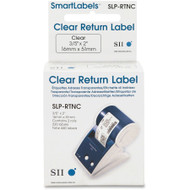 Seiko Return Address Label - 2 1/64" (51 mm) Width x 5/8" (16 mm) Length - Rectangle - Clear - 220 / Roll - 1 / Each (Fleet Network)