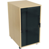 Middle Atlantic 28SP Glass Door For BRK/OBRK - Glass - 28U Rack Height - 48.93" (1242.82 mm) Height x 18.69" (474.73 mm) Width (Fleet Network)