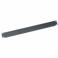 Middle Atlantic 1RU Blank Rack Panel - Flanged and Steel Blank Panel - Textured Black Powder Coat - 12 Pack - Steel - Black - 1U Rack (Fleet Network)