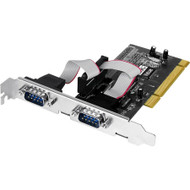 2PORT 9PIN SERIAL RS232 550 VALUE PCI BOARD - Plug-in Card - PCI - PC (Fleet Network)