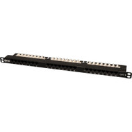 Tripp Lite 24-Port Cat6 Cat5 Patch Panel Rackmount 568A/B 110 Punch down RJ45 0.5URM - 24 x RJ-45, 110 - 24 Port(s) - 24 x RJ-45 - 24 (Fleet Network)