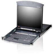 ATEN KL1516AN Dual Rail Rackmount LCD - 16 Computer(s) - 19" LCD - 1280 x 1024 - 16 x Network (RJ-45) - 3 x USB - 1 x VGA - Daisy - V (Fleet Network)