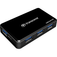 Transcend USB 3.0 4-port Hub - USB - External - 4 USB Port(s) - 4 USB 3.0 Port(s) (Fleet Network)