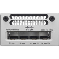 Cisco C3850-NM-2-10G Network Module - For Data Networking, Optical Network - 4 x Expansion Slots (Fleet Network)