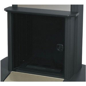 On-Q 12 Space Add-on Rack, VTC Series - 12U Rack Height14.50" (368.30 mm) Rack Depth - Steel, Tempered Glass (VTC-R1214)
