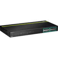 TRENDnet_16-Port_Gigabit_PoE_Switch_-_16_Ports_-_2_Layer_Supported_-_Twisted_Pair_-_Rack-mountable_-_Lifetime_Limited_Warranty_TPE-TG160g