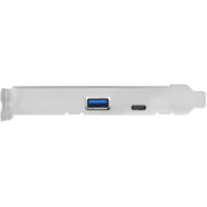 SIIG USB 3.1 2-Port PCIe Host Adapter - Type-A/C - PCI Express 3.0 x4 - Plug-in Card - 2 USB Port(s) - 2 USB 3.1 Port(s) - PC, Linux (Fleet Network)